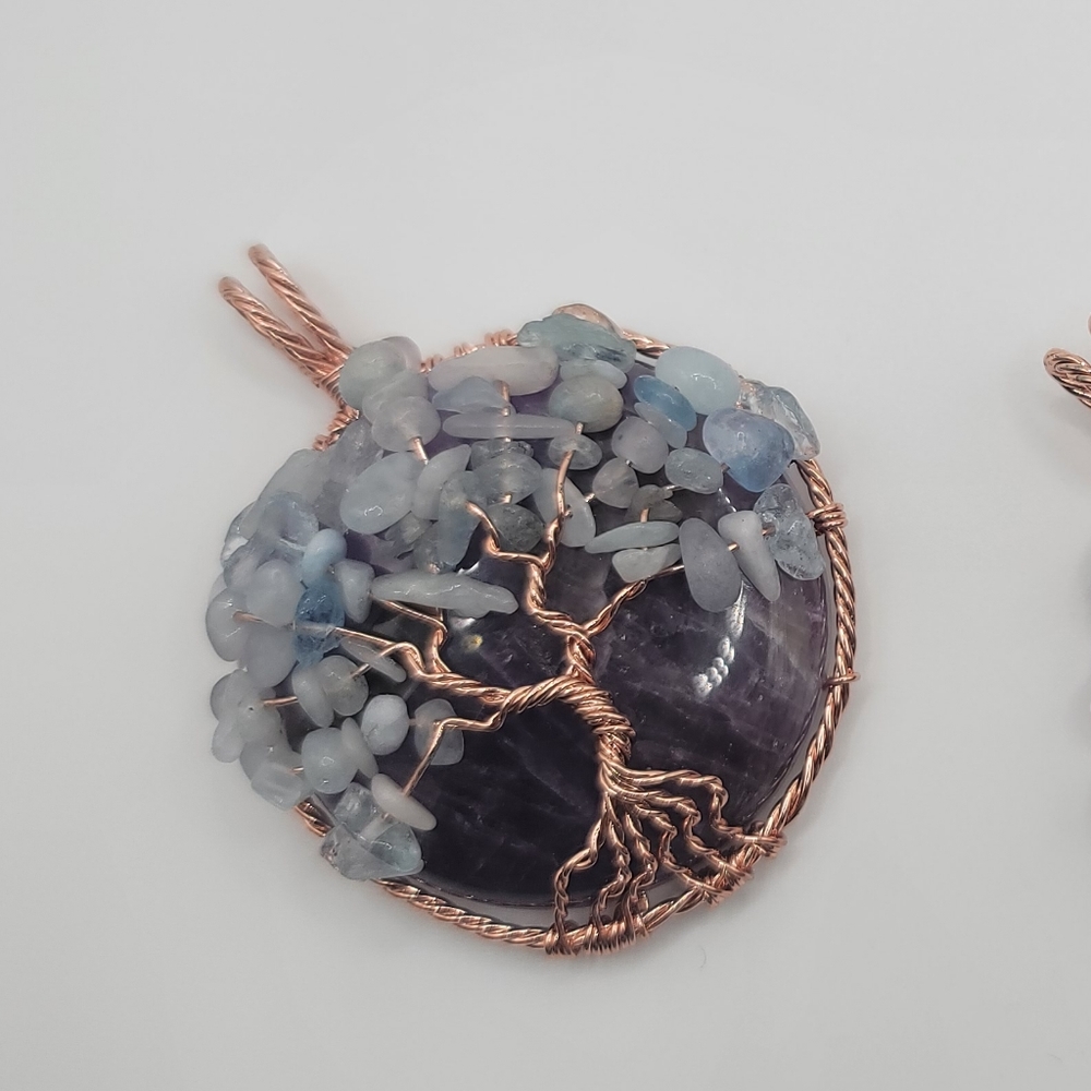 Amethyst Tree of Life Pendant